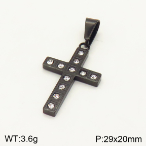 2P4000660bbov-436  Stainless Steel Pendant