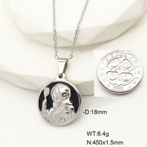 6N3001593vbmb-742  Stainless Steel Necklace