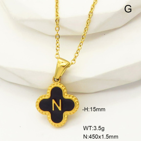 6N4004164vbll-742  Stainless Steel Necklace