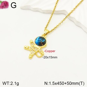 F2N400810vbnb-J168  Fashion Copper Necklace