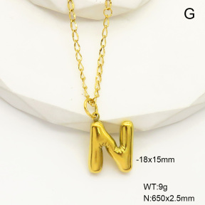 6N2004614vbll-669  Stainless Steel Necklace