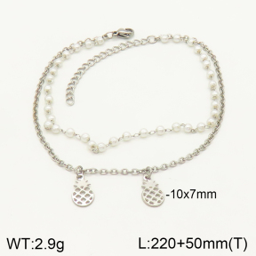 2A9001115vbmb-350  Stainless Steel Anklets