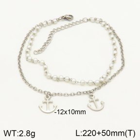 2A9001117vbmb-350  Stainless Steel Anklets