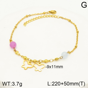 2A9001136bbml-350  Stainless Steel Anklets