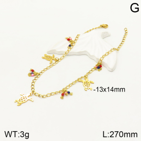 2A9001156bbml-350  Stainless Steel Anklets