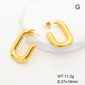 CL6E00097vbnl-G037  Closeout( No Discount)  Stainless Steel Earrings