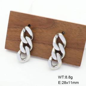 CL6E00109vbnl-G037  Closeout( No Discount)  Stainless Steel Earrings