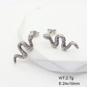 CL6E00118vbnl-G037  Closeout( No Discount)  Stainless Steel Earrings