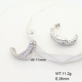 CL6E00122vbnl-G037  Closeout( No Discount)  Stainless Steel Earrings