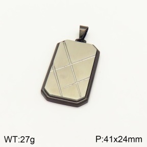 2P2001577bbov-239  Stainless Steel Pendant