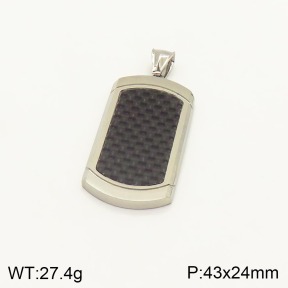 2P4000646bbov-239  Stainless Steel Pendant