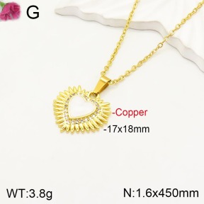 F2N300141bbov-J154  Fashion Copper Necklace