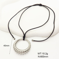 GEN001382vhha-066  Handmade Polished  Stainless Steel Necklace