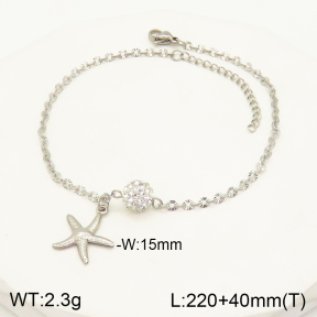 2A9001190aakl-610  Stainless Steel Anklets