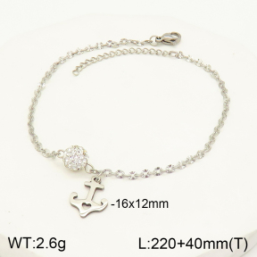 2A9001191aakl-610  Stainless Steel Anklets