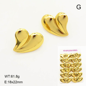 6E2006680vihb-446  Stainless Steel Earrings