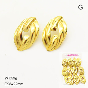 6E2006693vihb-446  Stainless Steel Earrings