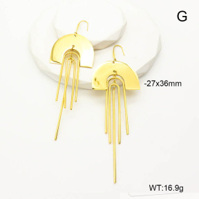 6E2006701vbpb-341  Stainless Steel Earrings