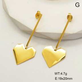 6E2006709ablb-341  Stainless Steel Earrings