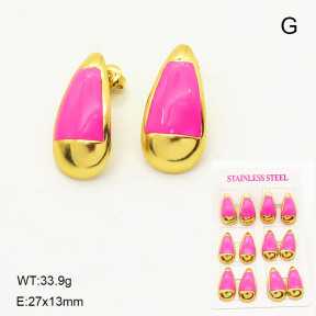 6E3002573vina-446  Stainless Steel Earrings