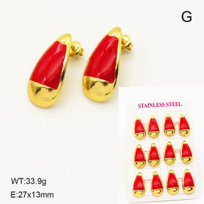 6E3002581vina-446  Stainless Steel Earrings