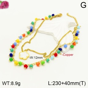 F2A900053bhva-J172  Fashion Copper Anklet