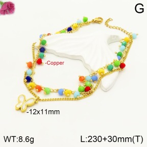 F2A900056bhva-J172  Fashion Copper Anklet