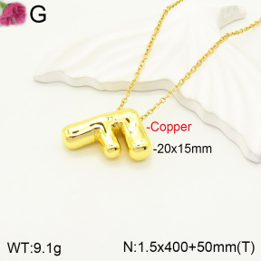 F2N200099vbnb-J173  Fashion Copper Necklace