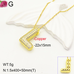 F2N400847vbpb-J173  Fashion Copper Necklace