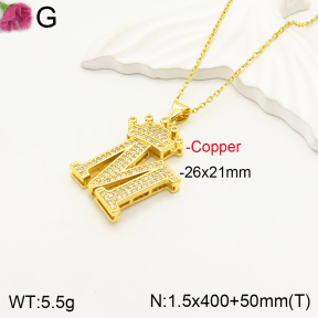 F2N400874vbpb-J173  Fashion Copper Necklace