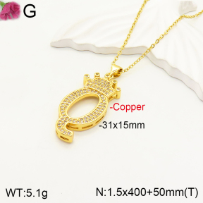 F2N400878vbpb-J173  Fashion Copper Necklace