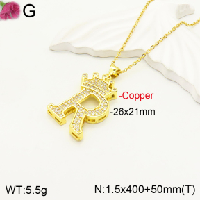 F2N400879vbpb-J173  Fashion Copper Necklace