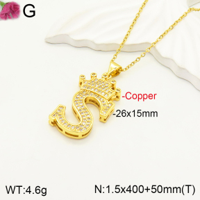 F2N400880vbpb-J173  Fashion Copper Necklace