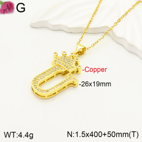 F2N400882vbpb-J173  Fashion Copper Necklace