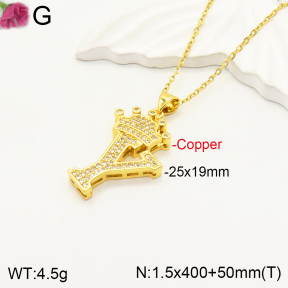 F2N400886vbpb-J173  Fashion Copper Necklace