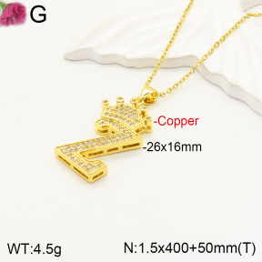 F2N400887vbpb-J173  Fashion Copper Necklace