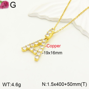 F2N400888bbov-J173  Fashion Copper Necklace