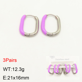 2E3002229bhva-351  Stainless Steel Earrings