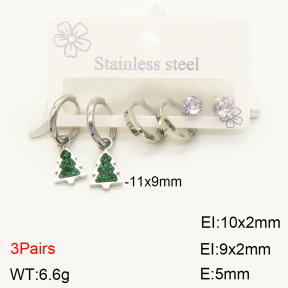 2E4003384vbnb-351  Stainless Steel Earrings