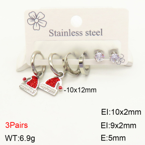 2E4003385vbnb-351  Stainless Steel Earrings