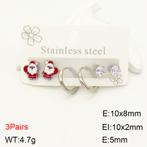 2E4003389vbll-351  Stainless Steel Earrings