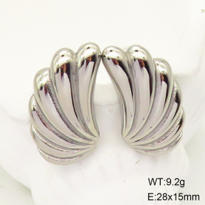 GEE001512vbpb-066  Handmade Polished  Stainless Steel Earrings