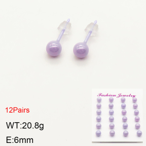 2E6000006bkab-244  Porcelain  Stainless Steel Earrings