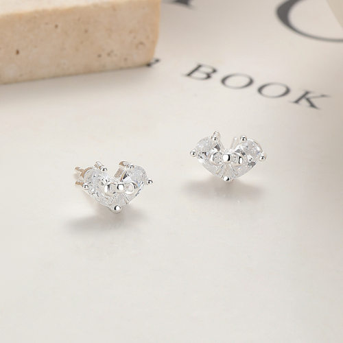 JE6877bhjm-Y06  925 Silver Earrings  WT:1.14g  5.8*9mm