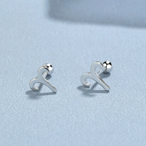 JE6882bhio-Y06  925 Silver Earrings  WT:0.75g