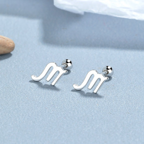 JE6889bhio-Y06  925 Silver Earrings  WT:0.75g