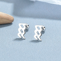 JE6892bhio-Y06  925 Silver Earrings  WT:0.75g