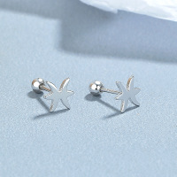 JE6893bhio-Y06  925 Silver Earrings  WT:0.75g