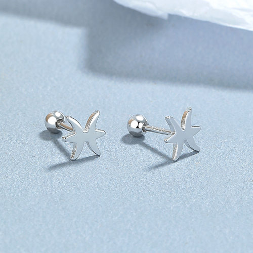 JE6893bhio-Y06  925 Silver Earrings  WT:0.75g