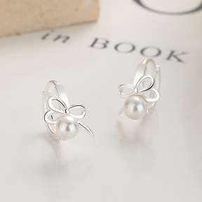 JE6914vhol-Y06  925 Silver Earrings  WT:1.25g  11.3*14.2mm